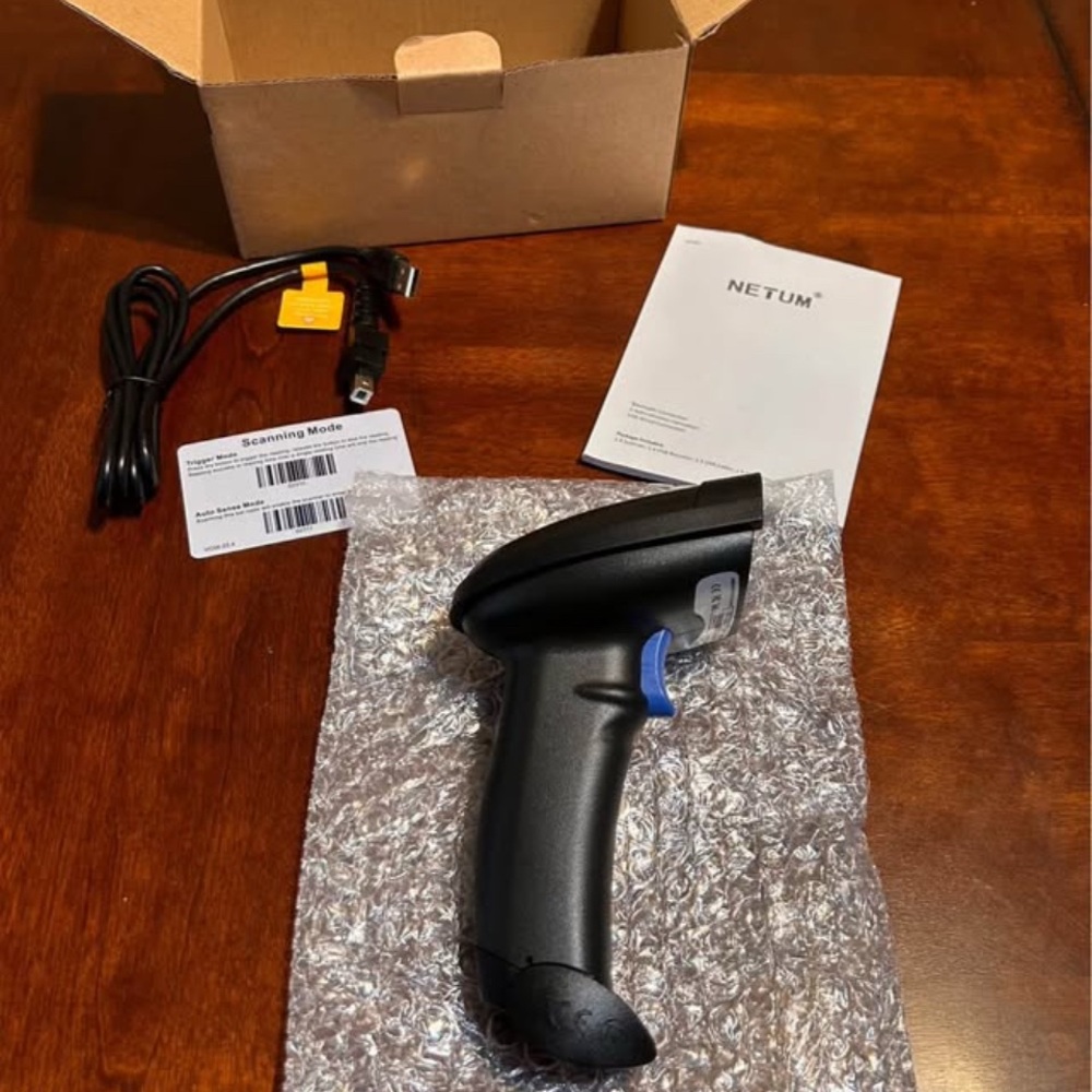 Black Barcode Scanner
